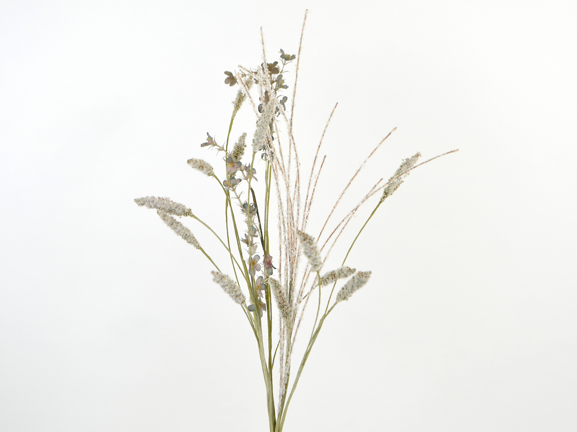 Blüten-Ähren-Bündel, 52cm, grau