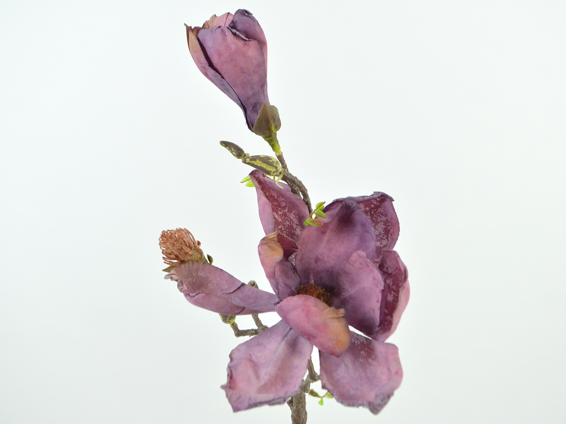 Magnolien-Zweig, 58cm, lila