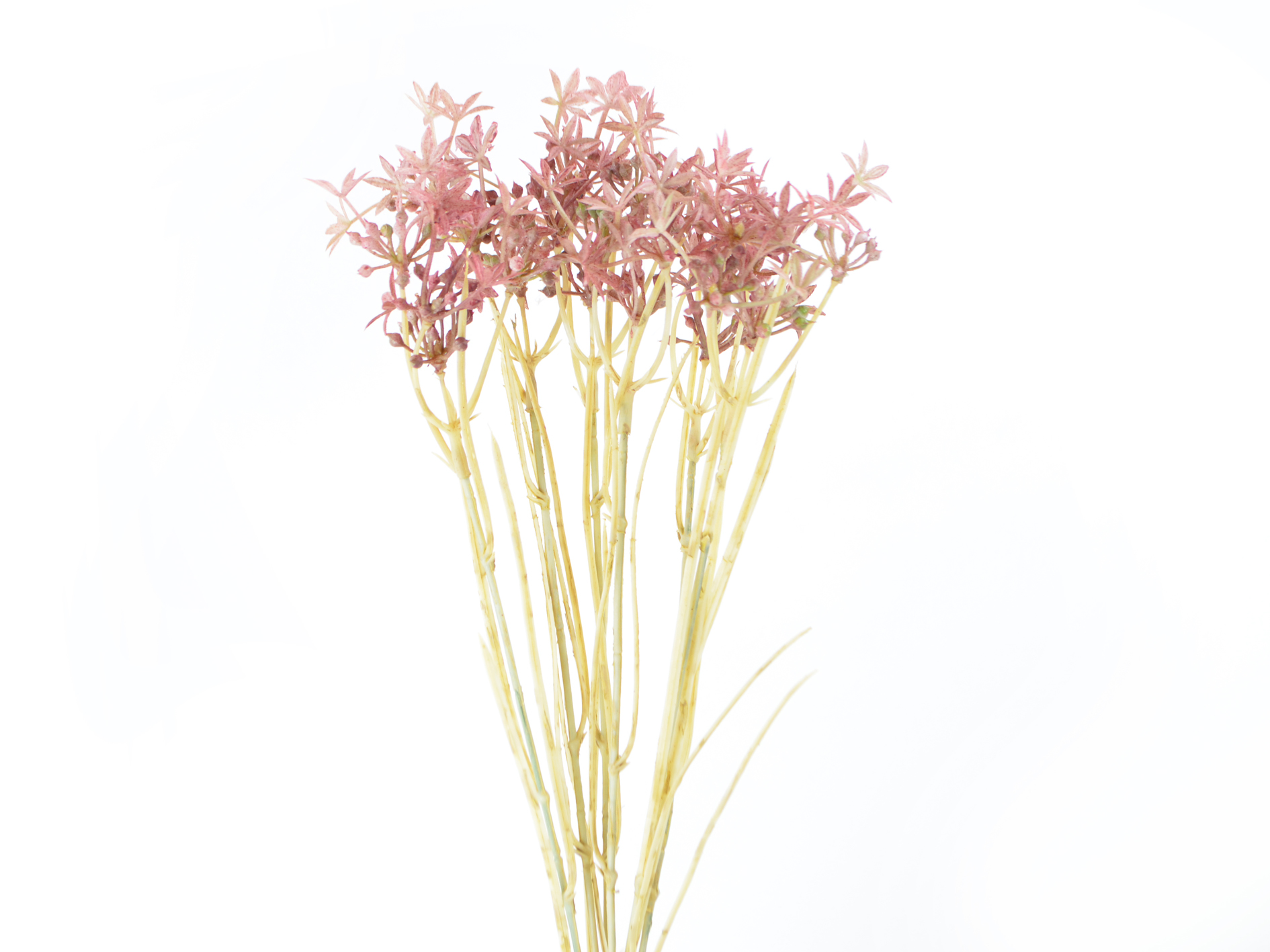 Mini flower bunch x6 44cm, fuchsia