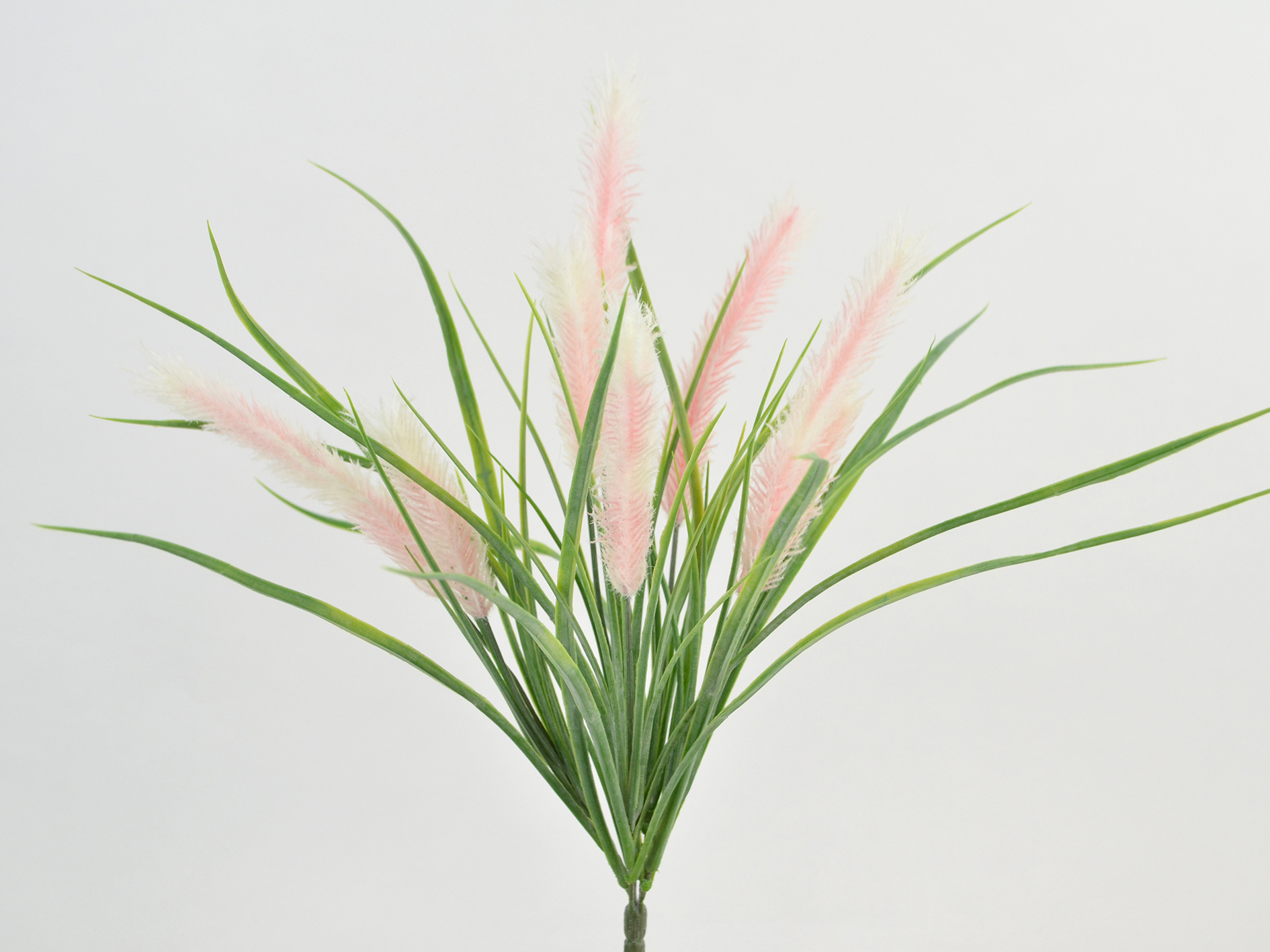 Grass bush x5 with fruits, 42cm, pink