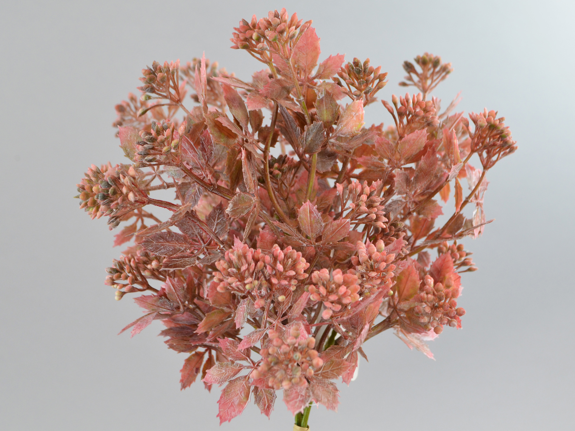 Berry branch bundle with leaves, 38cm, lavender