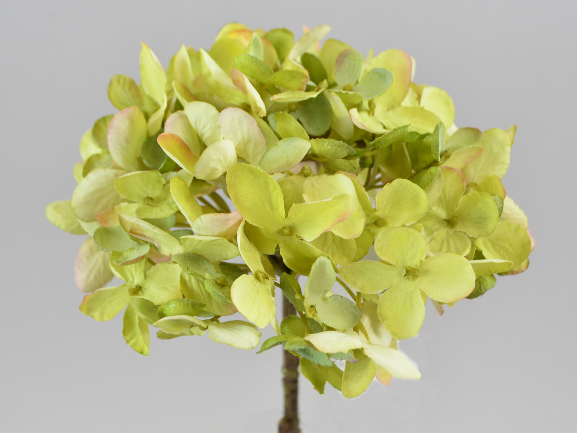 Hydrangea branch, 43cm, light green