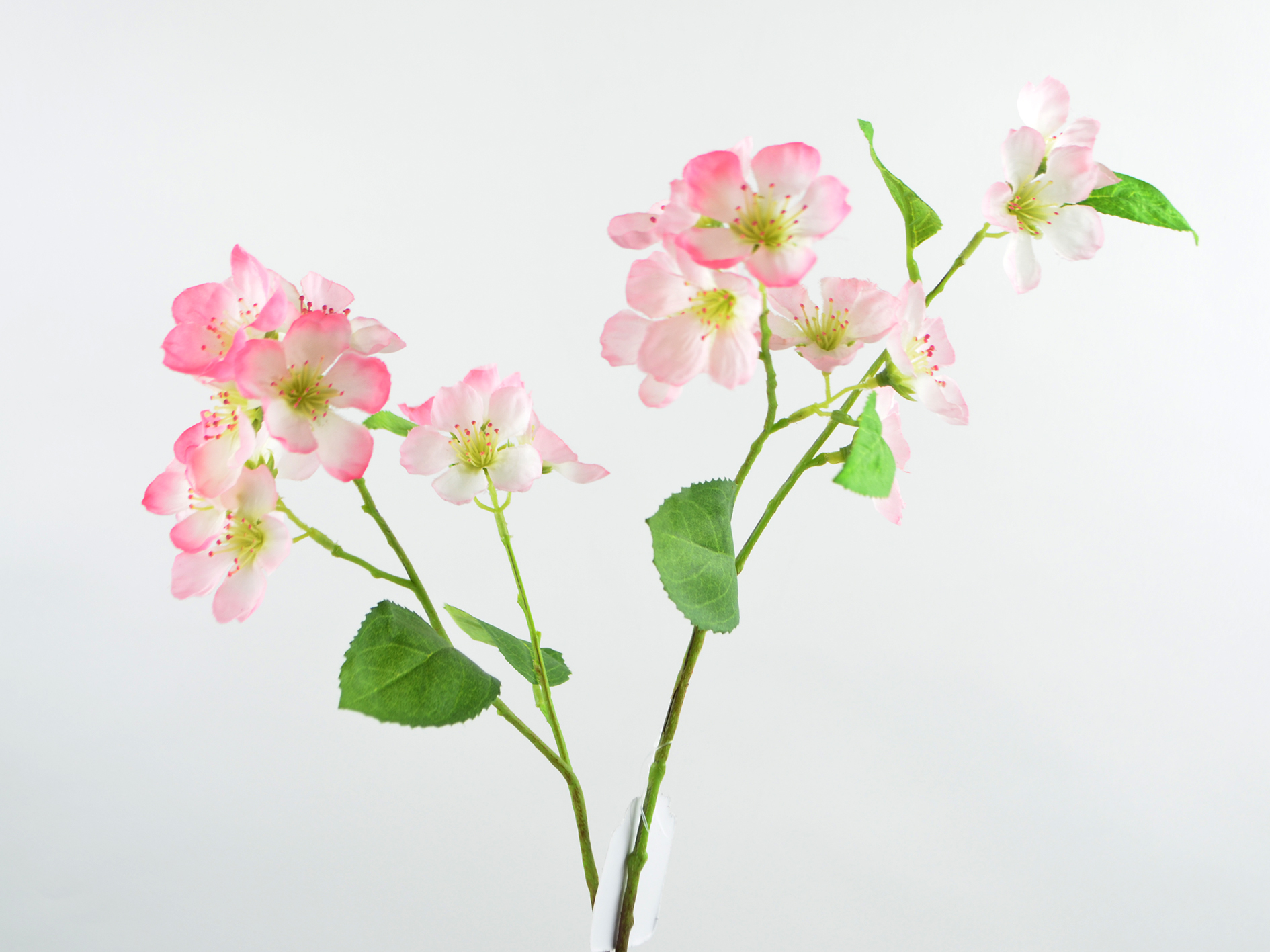 Apfelblüten-zweig, 69cm, creme-rosa