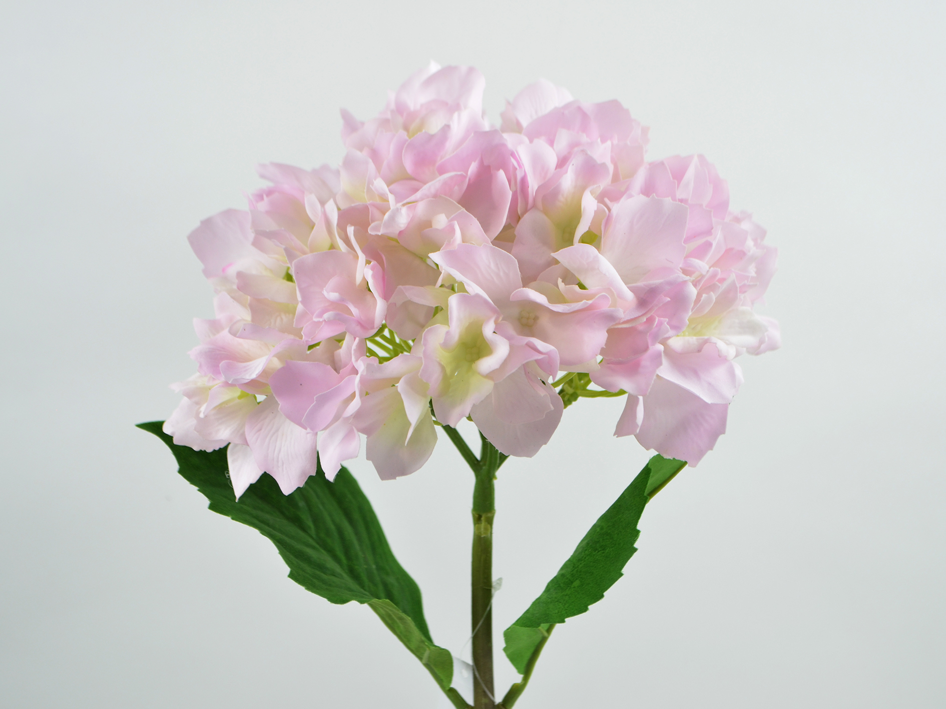 Hydrangea branch real touch, 46cm, pink