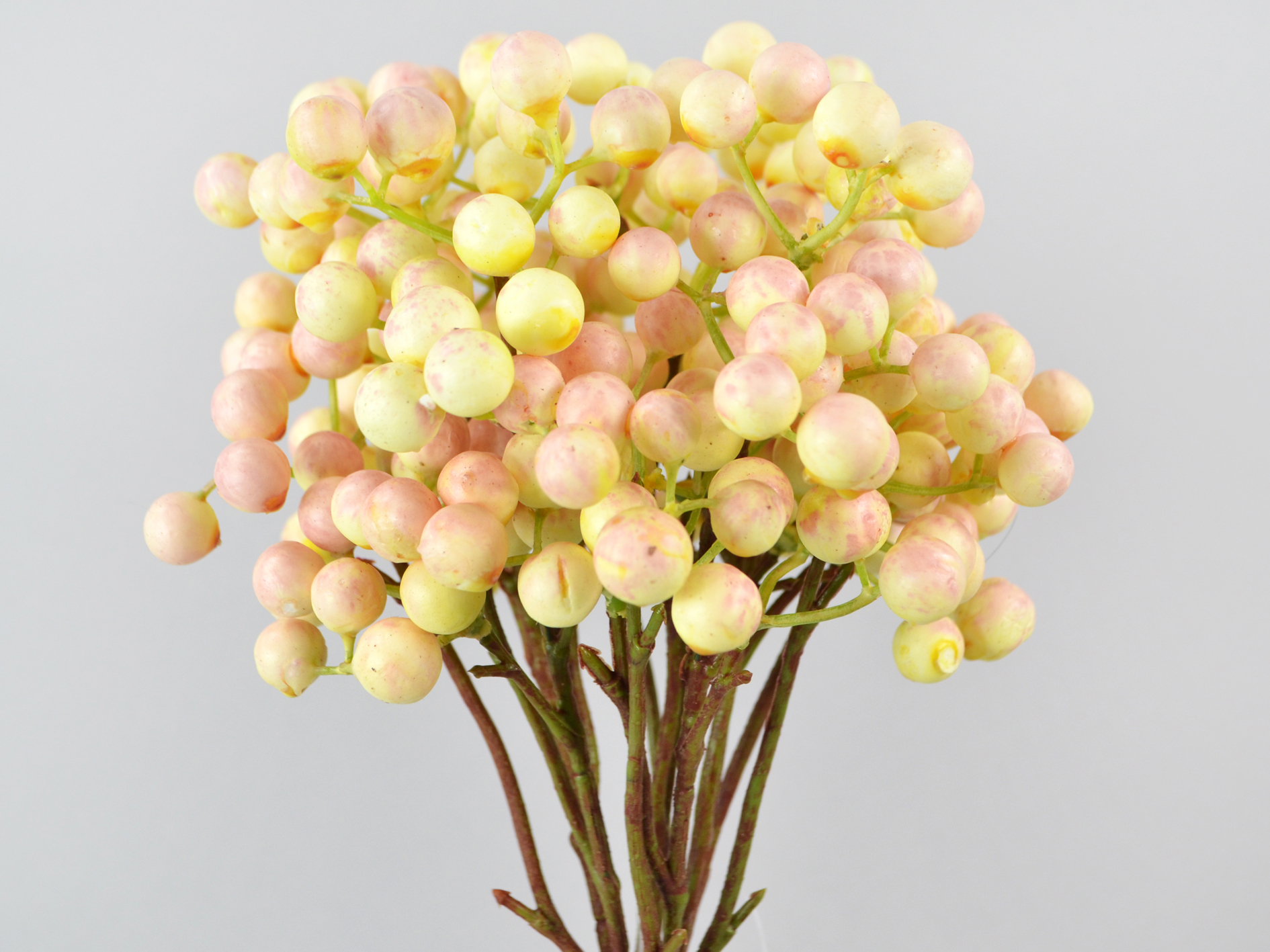 Beeren-Bündel, 34cm, zartrosa-grün