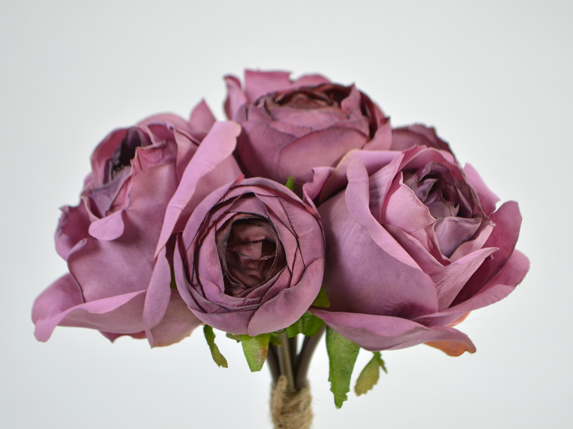 Rosen-Bündel x7, 28cm, lila