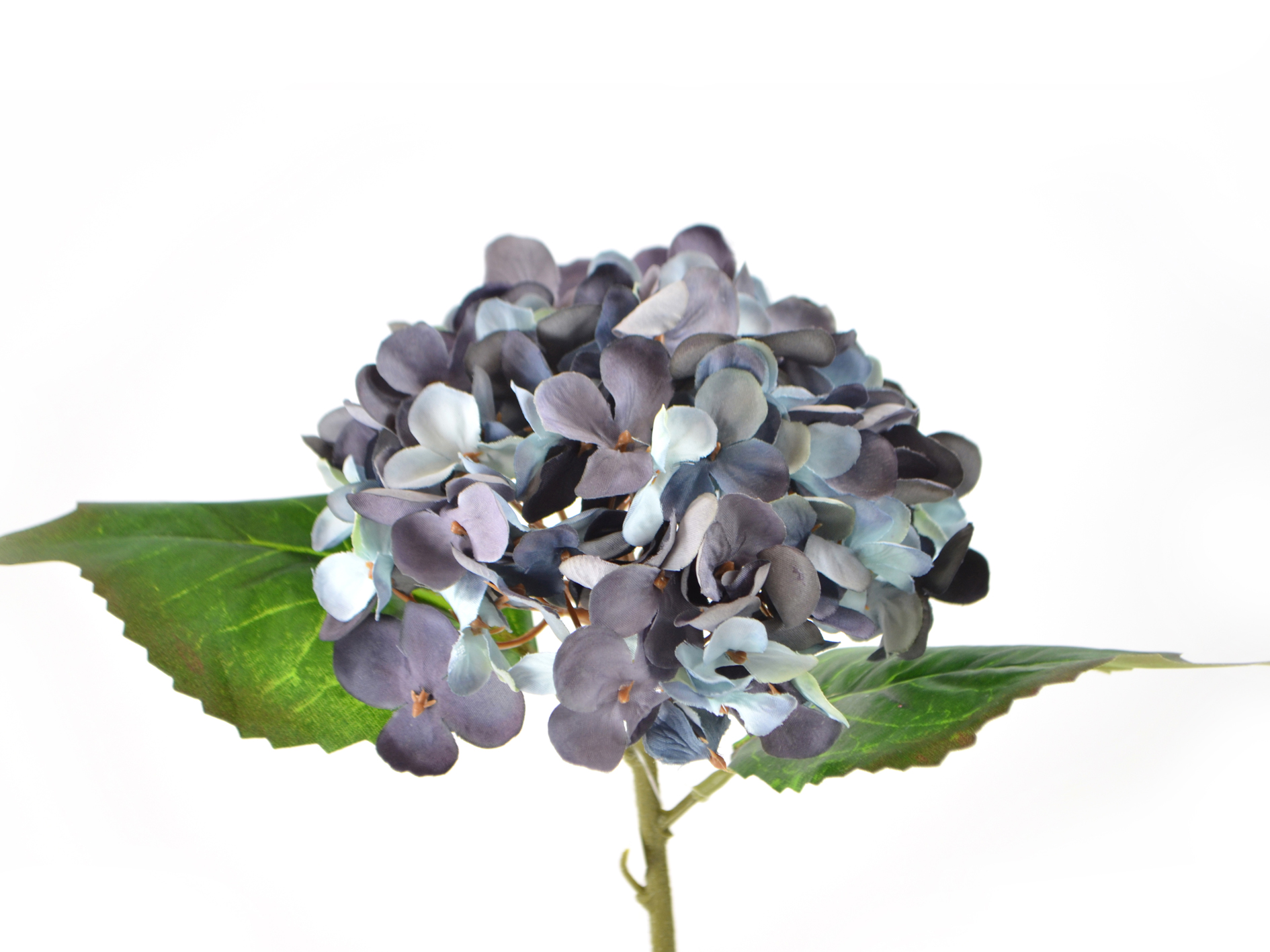 Hydrangea pick, 34cm, blue