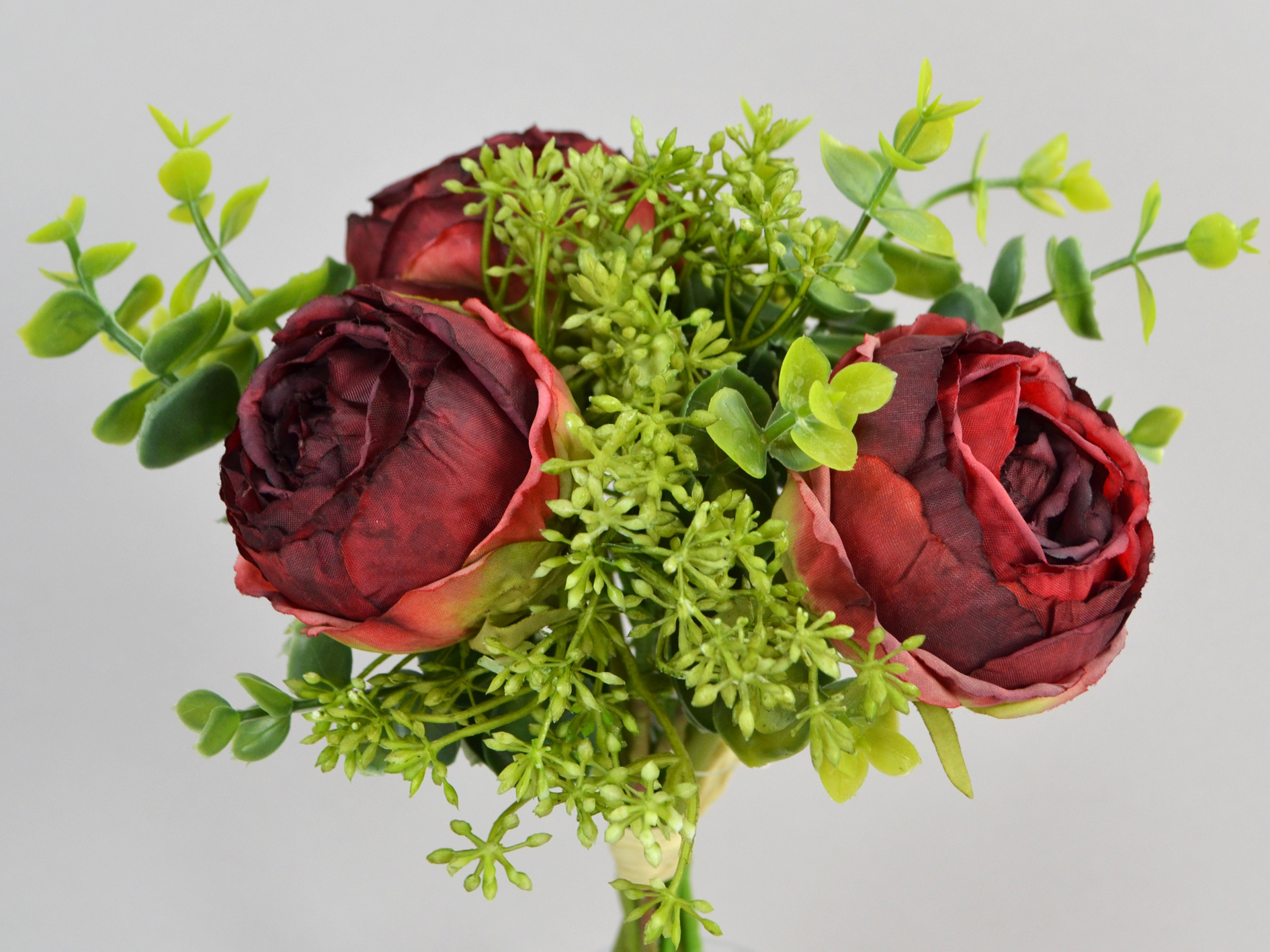 Rosen-Bündel x8, 30cm, rot