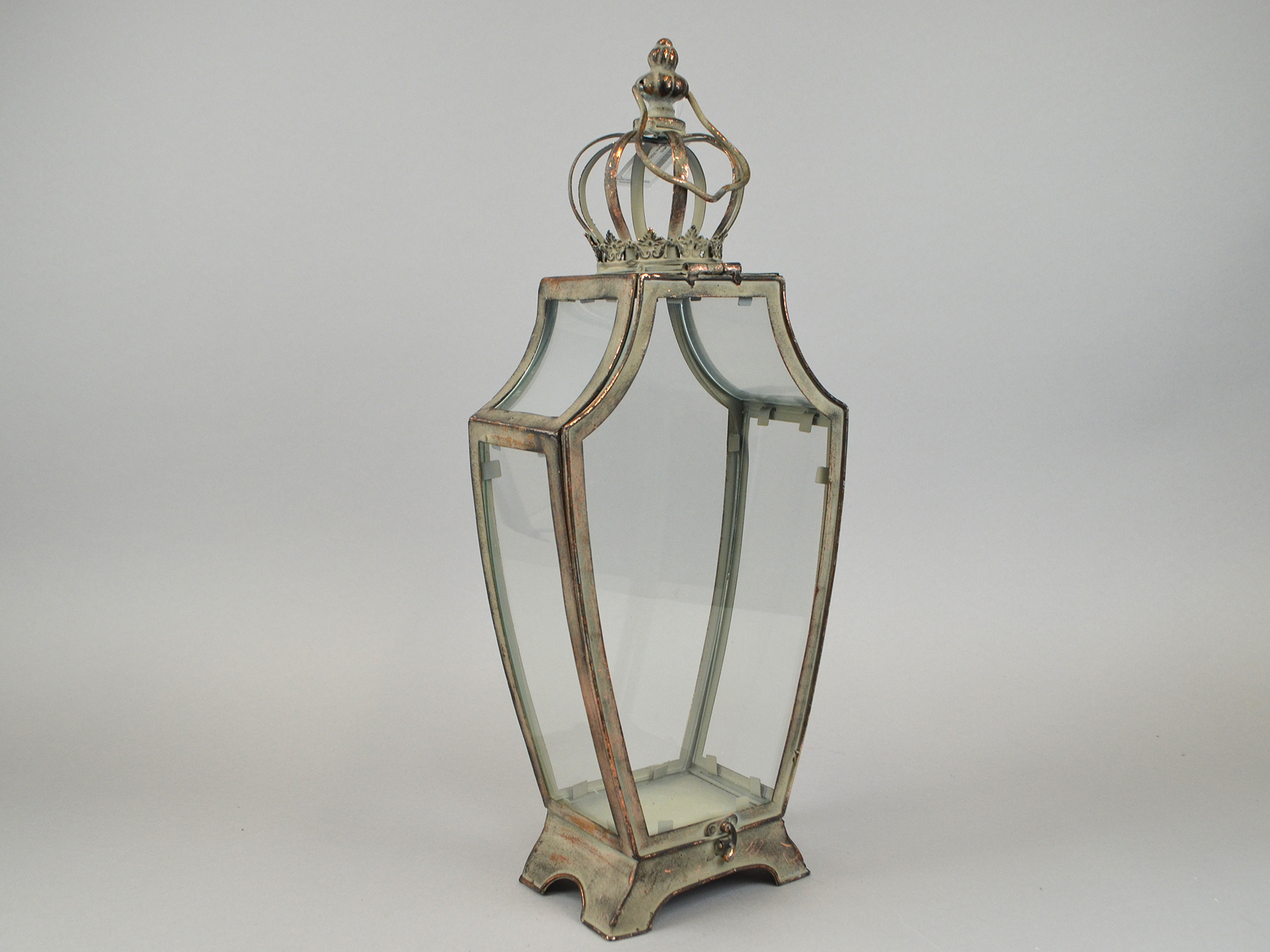 Lantern, 20.0x11.0x49.5cm, antique gold