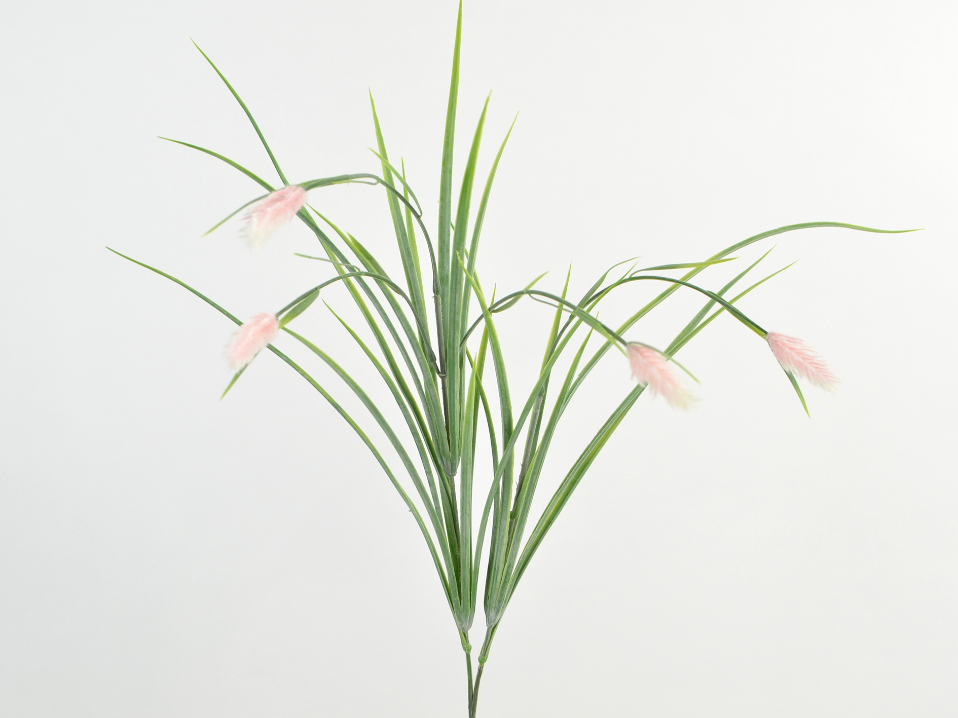 Branch of grass x2 with fruit stands, 78cm, pink
