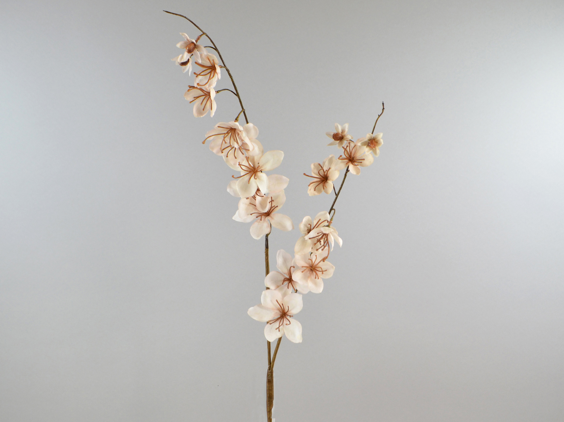 Apple blossom branch, 96cm, white