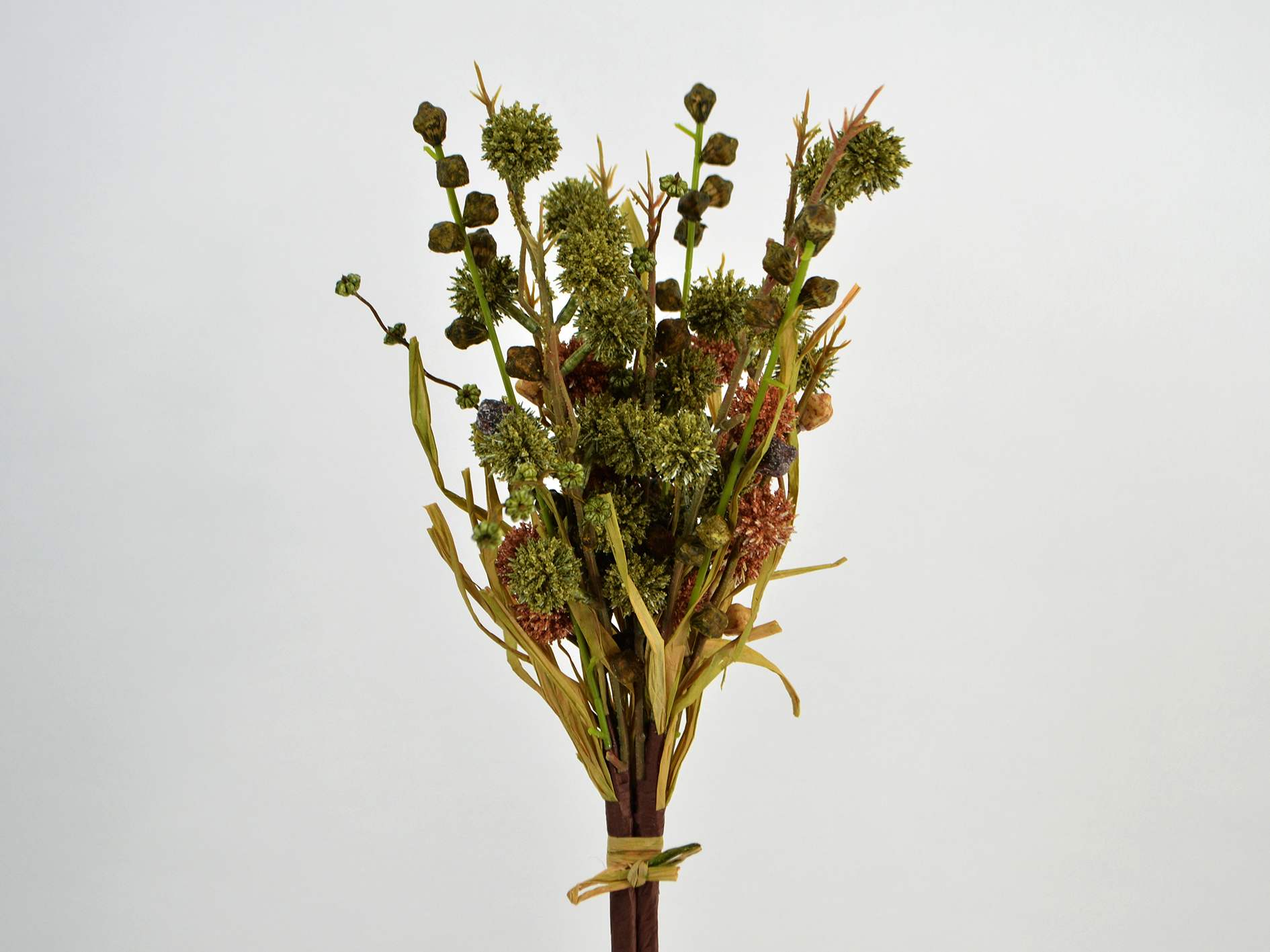 Kastanien-Bündel x3, 49cm, grün