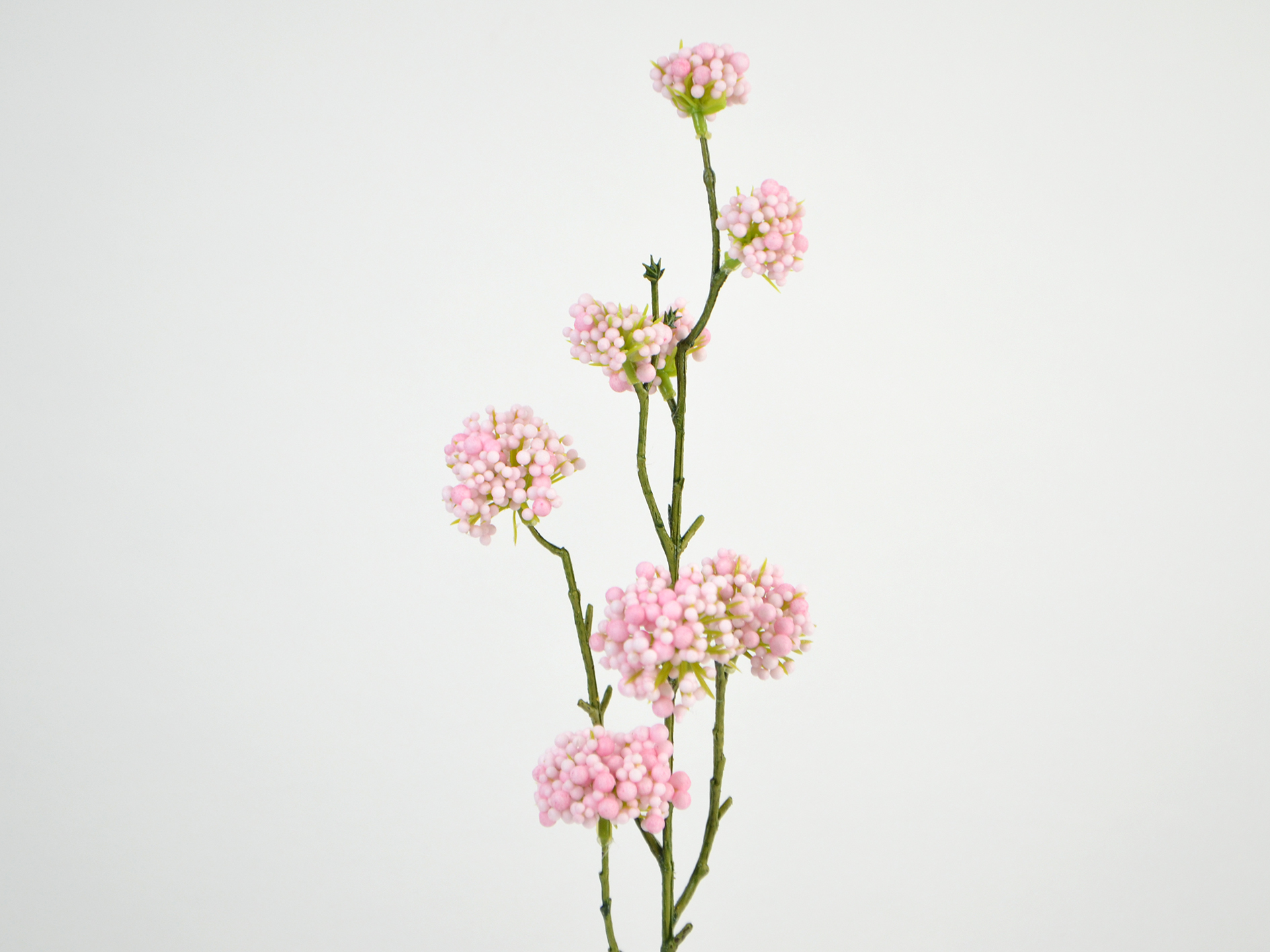 Beeren-Cluster-Zweig, 46cm, rosa
