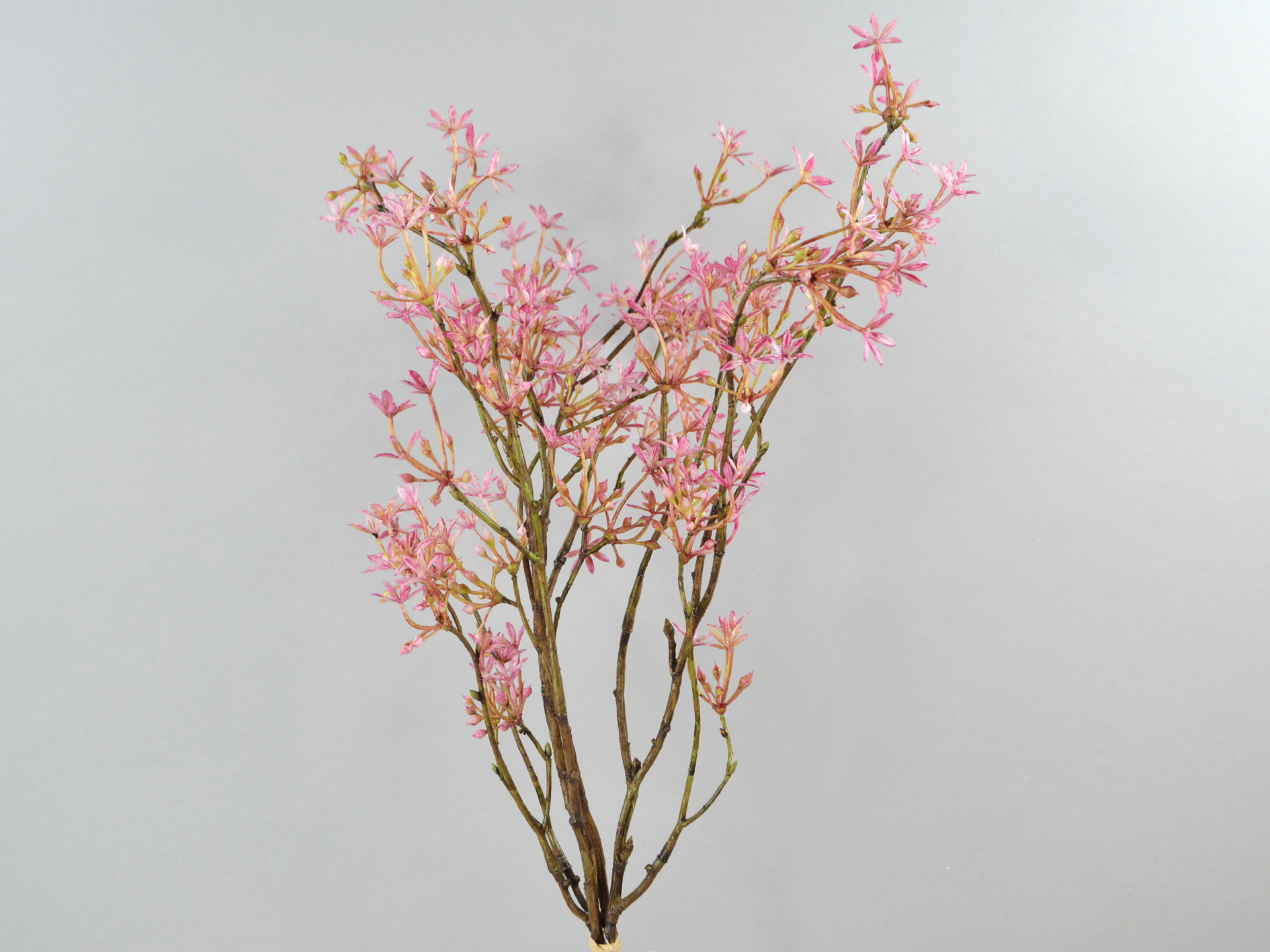 Flower bunch, 3 stems, 57cm, fuchsia