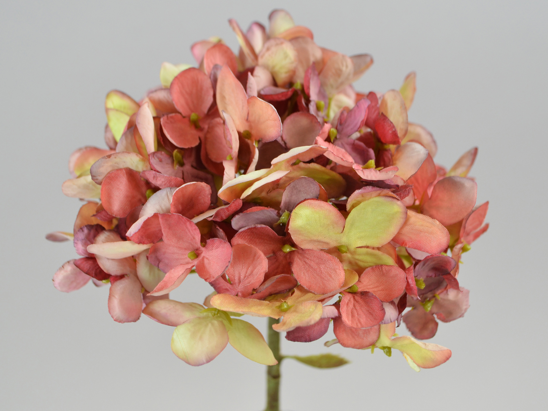 Hydrangea branch, 43cm, pink