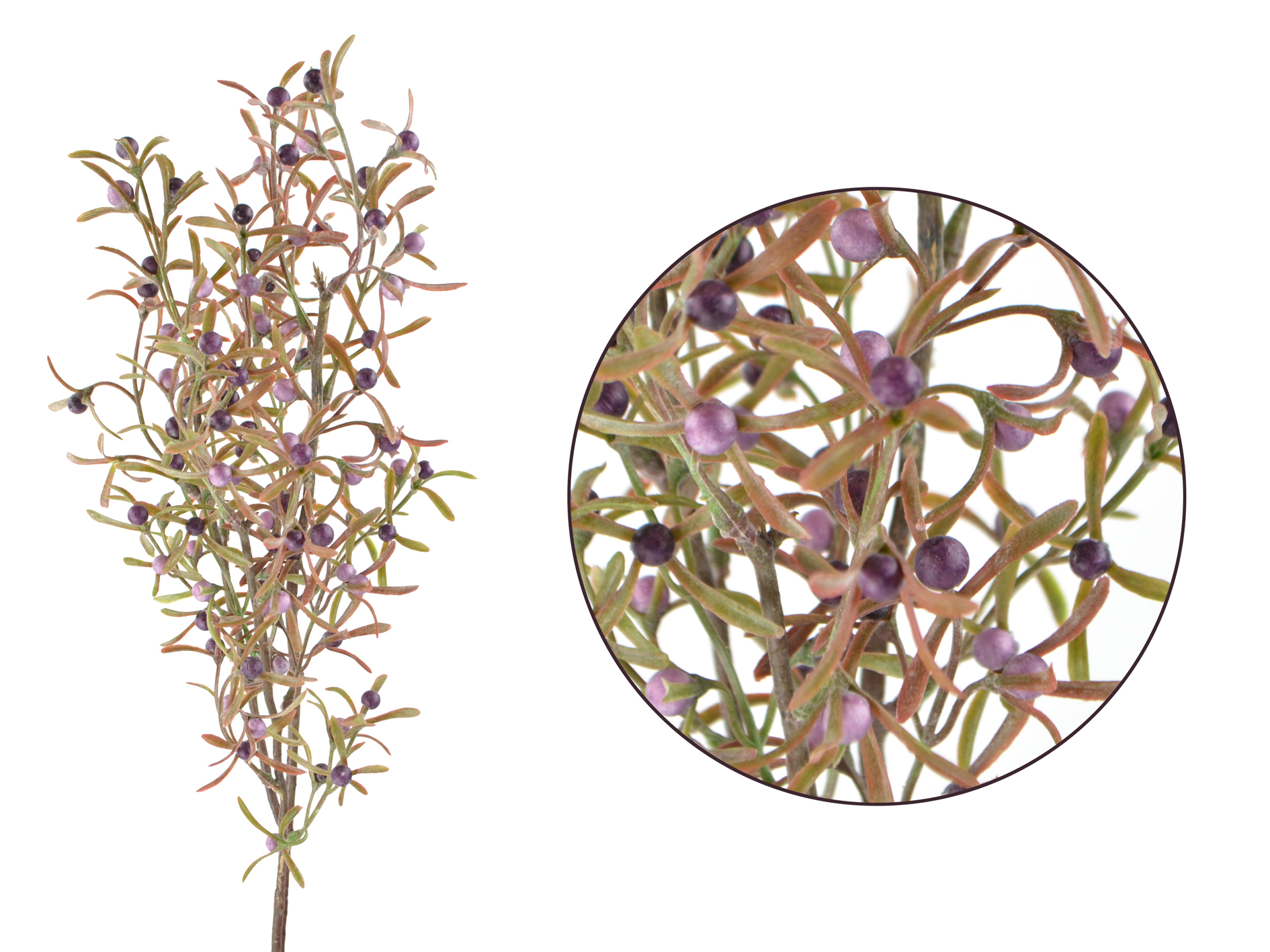 Berry branch, 71cm, purple